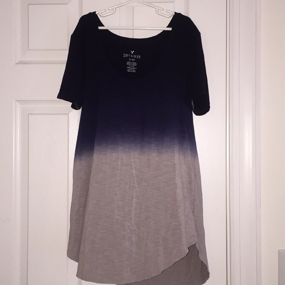 American Eagle Outfitters Tops - blue and purple ombré american eagle shirt